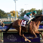 Accelerate winning the Breeders' Cup Classic 2018 - credit: Longines